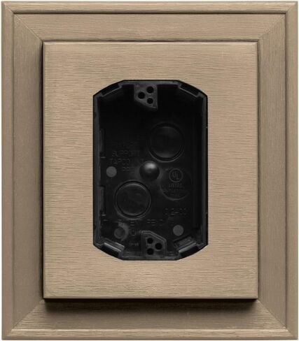 Builders Edge 130110010008 Electrical Mounting Block 008, Clay in Saudi Arabia