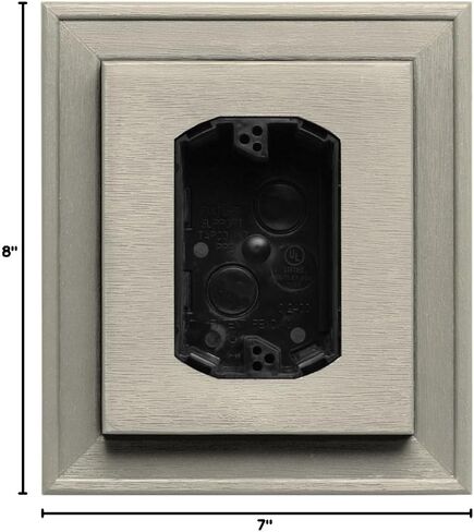 Builders Edge 130110010008 Electrical Mounting Block 008, Clay in Saudi Arabia