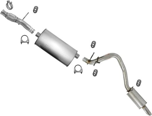 Replacement Parts for Flex Pipe Resonator Muffler Tail Pipe For 2015 2016 2017 2018 Chevrolet Tahoe 5.3L in Saudi Arabia