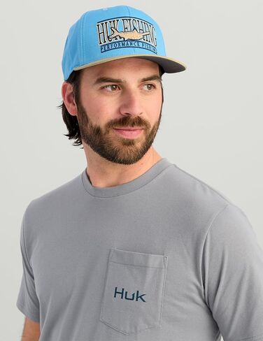 HUK Men's Kc Scott Tee, Comfortable Performance Fishing Short Sleeve T-Shirt with Chest Pocket in Saudi Arabia