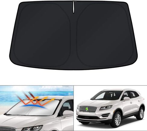 KUST Windshield Sun Shade for Lincoln MKC SUV 2015 2016 2017 2018 2019 Sunshade Window Sun Visor Protector Foldable Blocks UV Rays Keep Your Car Cooler in Kuwait