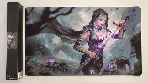 Fantasy North Yuma Velric - Renegade Fairy - TCG Playmat and Mouse Pad - 24 x 14 inches in Saudi Arabia