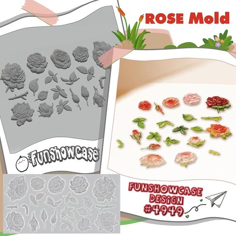 Pond Animals Mold for Polyclay Air-Dry Clay Plaster 7x3inch in Saudi Arabia