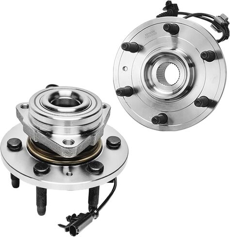 Detroit Axle - 4WD CV Axles Axles Bearing Hubs Kit for Silverado Sierra Sierra Suburban 1500 Avalanche Tahoe Yukon Escalade Wheel محامل محامل محور CV in Kuwait
