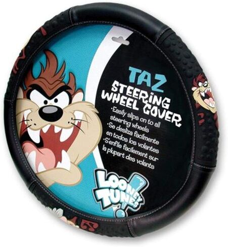 Plasticolor 006453R01 Taz Tazmanian Devil w/ Attitude Car Truck SUV Steering Wheel Cover in Saudi Arabia