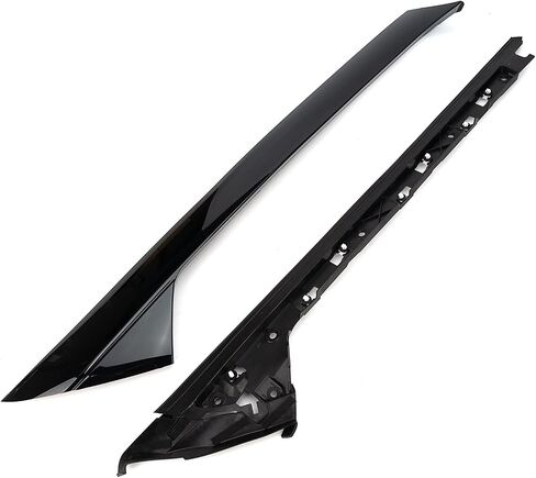 Outer & Inner Windshield A-Pillar Panel Molding Trim - Driver Left & Passenger Right Side - Compatible with 2011-2019 Ford Explorer Replaces 926-450 926-451 BB5Z-7803144-AA BB5Z-7803145-AA in Saudi Arabia
