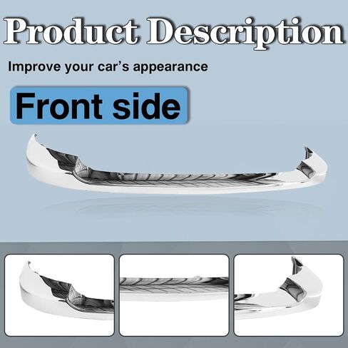 CarpartsDepot الأمامي الوفير الغطاء العلوي تقليم الكروم متوافق مع شيفروليه 2011-2014 Silverado 2500HD 3500HD GM1014106 25883355 in Kuwait