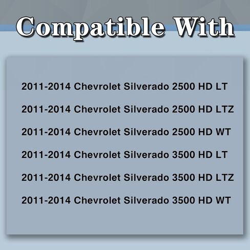CarpartsDepot الأمامي الوفير الغطاء العلوي تقليم الكروم متوافق مع شيفروليه 2011-2014 Silverado 2500HD 3500HD GM1014106 25883355 in Saudi Arabia