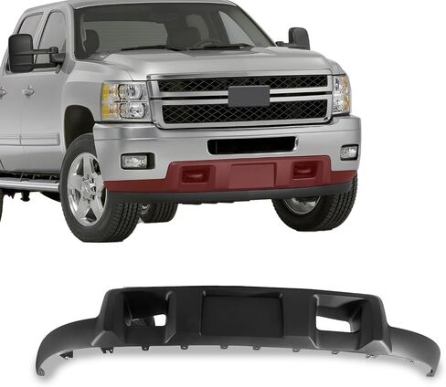 CarpartsDepot الأمامي الوفير الغطاء العلوي تقليم الكروم متوافق مع شيفروليه 2011-2014 Silverado 2500HD 3500HD GM1014106 25883355 in Saudi Arabia