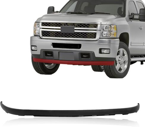 CarpartsDepot الأمامي الوفير الغطاء العلوي تقليم الكروم متوافق مع شيفروليه 2011-2014 Silverado 2500HD 3500HD GM1014106 25883355 in Kuwait