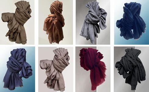 Long Casual Comfy Scarf for Chemo, Hair Loss, Alopecia Gentle Scarf for Sensitive Skin 72 x 38 inch in Saudi Arabia