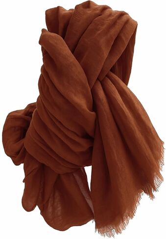 Long Casual Comfy Scarf for Chemo, Hair Loss, Alopecia Gentle Scarf for Sensitive Skin 72 x 38 inch in Saudi Arabia