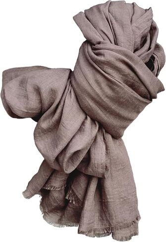 Long Casual Comfy Scarf for Chemo, Hair Loss, Alopecia Gentle Scarf for Sensitive Skin 72 x 38 inch in Saudi Arabia