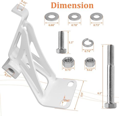 Motor Mount Brackets Compatible with Chevy C10 & GMC Truck – Fit for Small Block V8 1963-1972, Replacement for 2WD Pickup Perches, Fit for 69 C10 & LS Swap – Sheet Metal Construction in Saudi Arabia