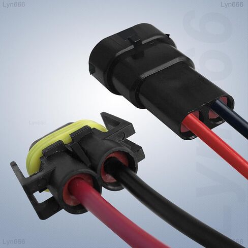 H11 H8 880 881 Male Adapter Wiring Harness Sockets Male Connector (Pack of 2) in Kuwait
