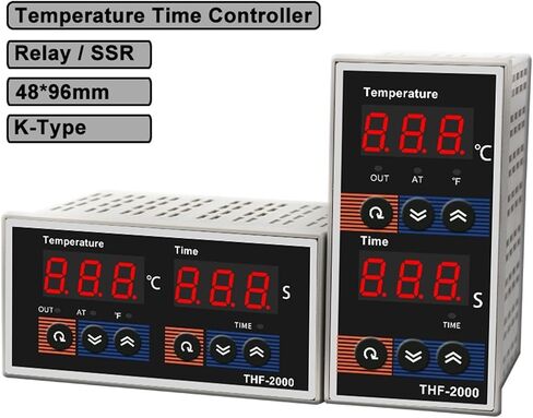 توصيل أداة التحكم في تكامل الوقت ودرجة الحرارة SSR THF-2000 AC85-AC265V 50HZ DISTRATION PID Controller K-type (SSR Output-V) in Saudi Arabia