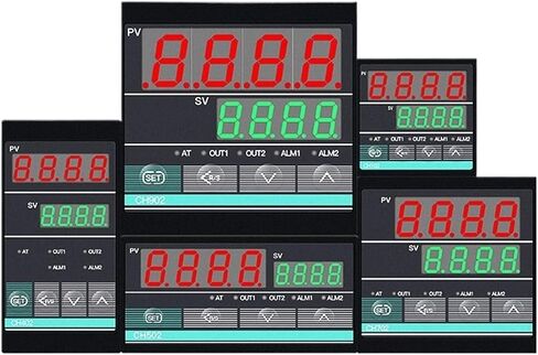 SSR/RELAY الإخراج المزدوج AC 220V ترموستات الإدخال العالمي وحدة تحكم درجة حرارة التحكم في PID الرقمية (48 × 96 مم CH402) in Saudi Arabia