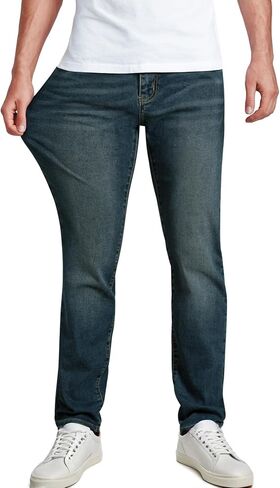Jmierr Men's Jeans Classic Pitcator Straight STRETION DENIM PANTS in Saudi Arabia