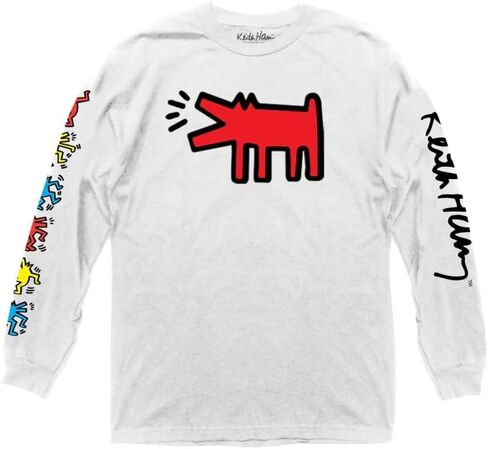 Keith Haring Iconic Artwork Long Sleeve T-Shirts for Men or Women in Saudi Arabia