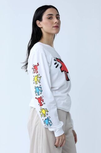 Keith Haring Iconic Artwork Long Sleeve T-Shirts for Men or Women in Saudi Arabia
