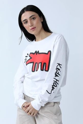 Keith Haring Iconic Artwork Long Sleeve T-Shirts for Men or Women in Saudi Arabia