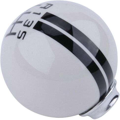 Car Gear Shift Knob 6 Speed Gear Shift Knob Manual Shifter for Ford Mustang Shelby GT500 White in Saudi Arabia
