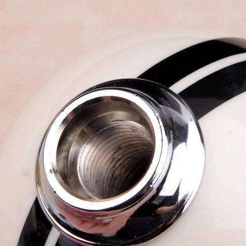 Car Gear Shift Knob 6 Speed Gear Shift Knob Manual Shifter for Ford Mustang Shelby GT500 White in Saudi Arabia
