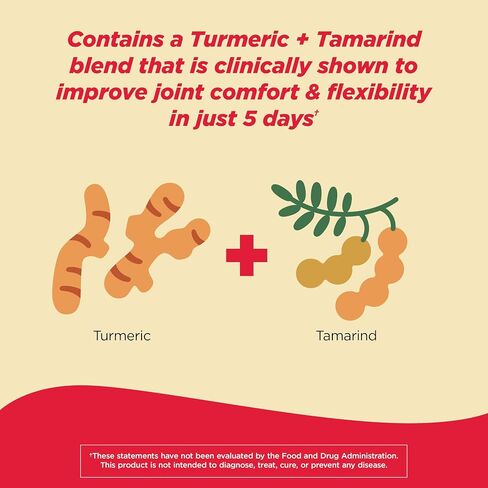 Tylenol Proactive Support* Muscle & Joint Supplements, Tamarind + Turmeric Supplement + Cucumber Extract to Improve Joint Comfort & Flexibility*, Acetaminophen Free, 30 ct in Saudi Arabia