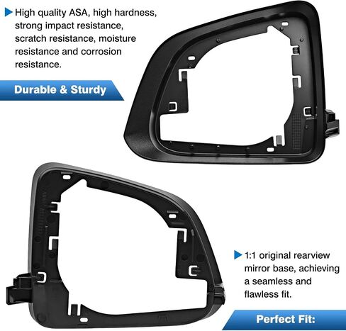 Rearview Mirror Housing Frame Left/Right for Tesla Model Y 2020 2021 2022 2023(Black-Right) in Saudi Arabia