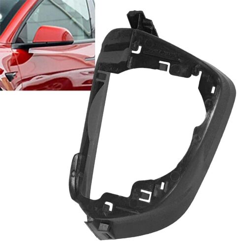 Left/Right Side Mirror Housing Frame Rear View Shell Frame Holder Trim for Tesla Model 3 2017 2018 2019 2020 2021 2022 2023(Black-Left) in Saudi Arabia