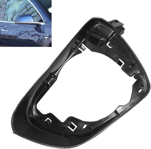 Left/Right Side Mirror Housing Frame Rear View Shell Frame Holder Trim for Tesla Model 3 2017 2018 2019 2020 2021 2022 2023(Black-Left) in Saudi Arabia