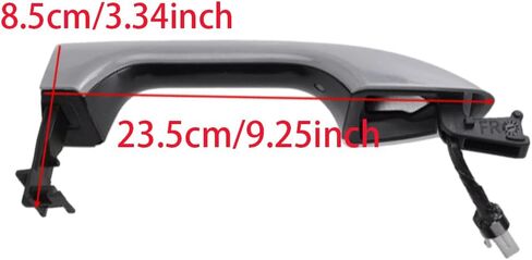 Chrome Car Outside Door Handle مقبض الباب الخارجي يسار اليمين ل Kia Sportage 2017 2018 2019 2020 2021 82651d9710 82661d9710 (Gray-Left) in Saudi Arabia