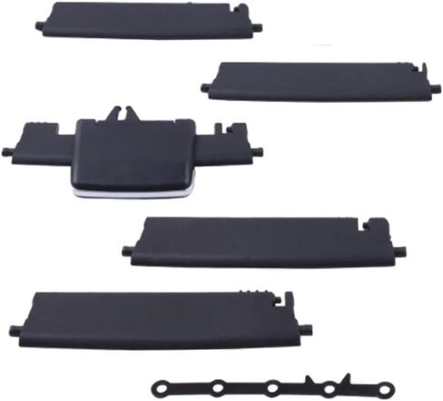 Car Rear AC Air Conditioner Vent Grille Outlet Tab Clip Slider Repair Kit for Mercedes Benz M GL ML GLE GLS W166 W292 2011-2018(Black-Rear Right) in Saudi Arabia