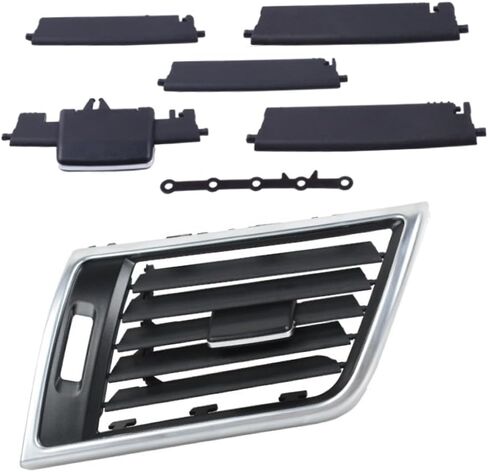 Car Rear AC Air Conditioner Vent Grille Outlet Tab Clip Slider Repair Kit for Mercedes Benz M GL ML GLE GLS W166 W292 2011-2018(Black-Rear Right) in Saudi Arabia