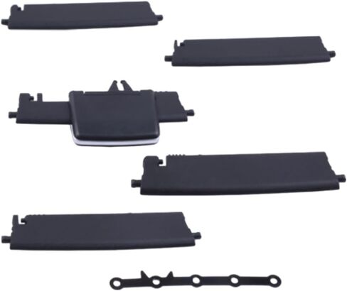 Car Rear AC Air Conditioner Vent Grille Outlet Tab Clip Slider Repair Kit for Mercedes Benz M GL ML GLE GLS W166 W292 2011-2018(Black-Rear Right) in Saudi Arabia
