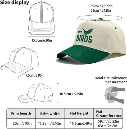 Go Birds Hat Trucker Hat for Women Dad Hat Funny Birthday Gifts in Kuwait
