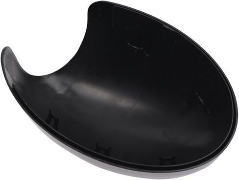 1 Pair Car Side Rearview Mirror Cover Caps 51167030715 for Mini for Cooper Hatchback and S (R50, R53) 2002-2006 Right Driver Side(Black-Right Side) in Saudi Arabia
