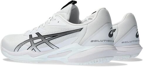 ASICS Men's Solution Speed FlyteFoam 3 Tennis Shoes, 10, Safety Yellow/Black in Saudi Arabia