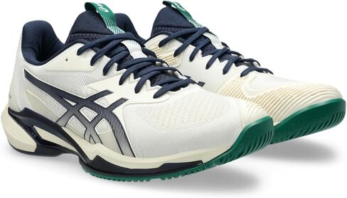 ASICS Men's Solution Speed FlyteFoam 3 Tennis Shoes, 10, Safety Yellow/Black in Saudi Arabia