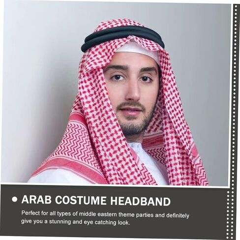 Lifekome Men Arabbled Dearf Ropf Rope Tassel Asslim Wrap Associed Adail Admear For Pirfies in Saudi Arabia
