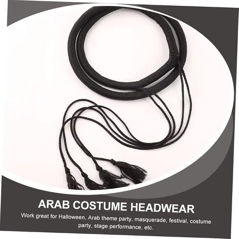 Lifekome Men Arabbled Dearf Ropf Rope Tassel Asslim Wrap Associed Adail Admear For Pirfies in Saudi Arabia
