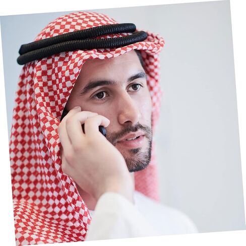 Lifekome Men Arabbled Dearf Ropf Rope Tassel Asslim Wrap Associed Adail Admear For Pirfies in Saudi Arabia