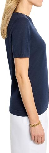 NIC+ZOE Women's Easy Scoop Neck Sweater Tee in Saudi Arabia