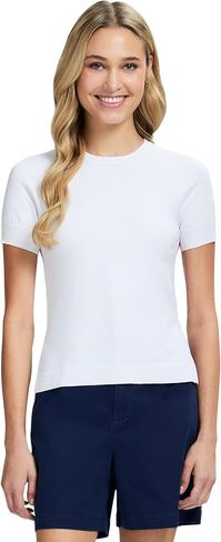 IZOD Women's Short Sleeve Performance Stretch Sweater in Saudi Arabia