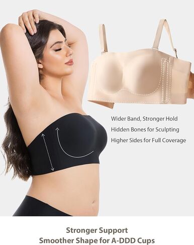 حمالات صامتة للنساء اللاسلكية غير المنقولة سليكون Bralette Bralette سلس برا in Kuwait