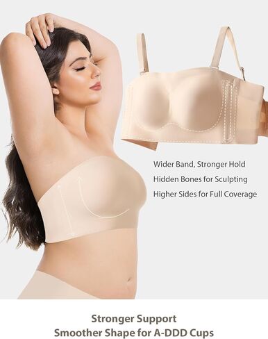 حمالات صامتة للنساء اللاسلكية غير المنقولة سليكون Bralette Bralette سلس برا in Kuwait