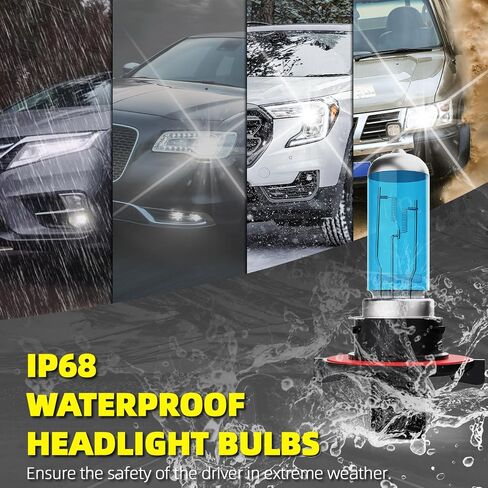 Headlight Bulbs Fit For Ford Expedition 2007-2014, H13 High Low Dual Beam 9145 Fog Lights Combo, Super Bright 5500K White Light High Performance Halogen Light Bulbs, 4PCS in Saudi Arabia