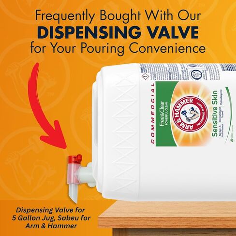 Arm & Hammer plus OxiClean Liquid Laundry Detergent Professional, Fresh Scent, 5G Jug, 492 Loads in Saudi Arabia
