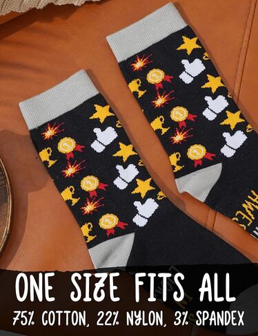 InnoBeta Coworker Employee Appreciation Gifts Socks Set of 6 in Bulk for Stuff, Funny Office Gift - One Size, 6pcs in Saudi Arabia