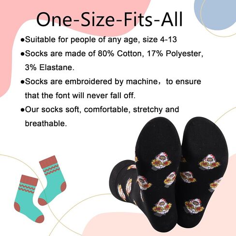 LEVLO Funny Clown Movie Socks Movie Fans Gifts Horror Movie Socks Art Clown Merchandisee in Saudi Arabia